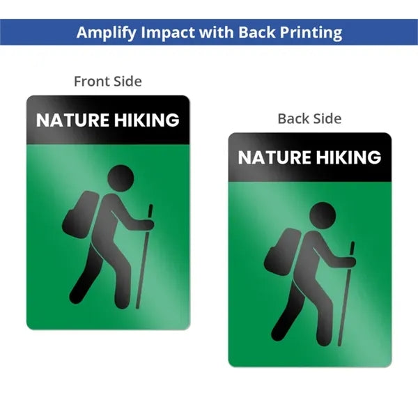 Reflective Custom Trail Markers Signs (1ft x 1ft/Sqft)