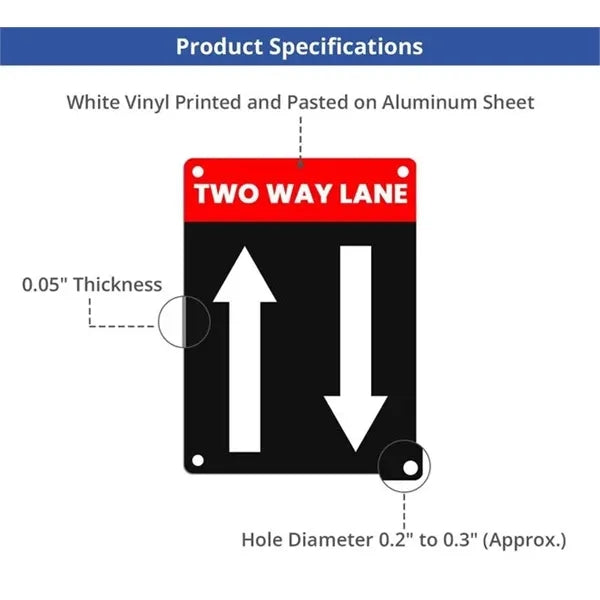 Street Signs (1ft x 1ft/SQFT)