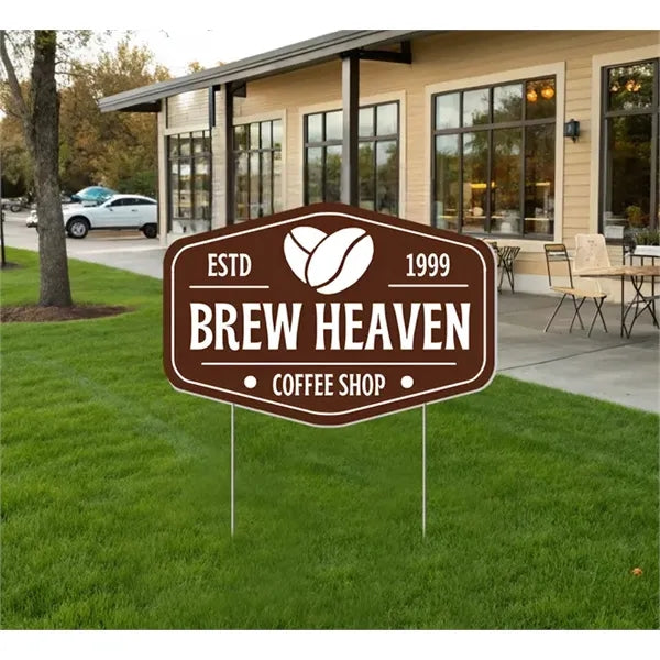 Custom Die-Cut Yard Signs (1.5ft x 1ft)