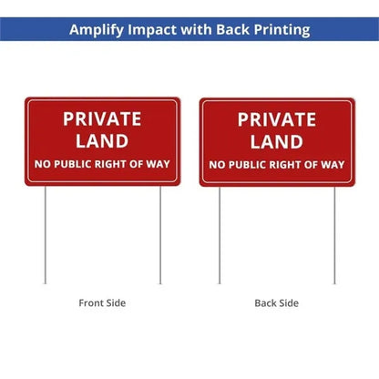 Custom Die-Cut Yard Signs (1.5ft x 1ft)
