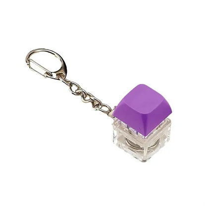 Keychain Pendant Keyboard Keycap Button W/LED Lights
