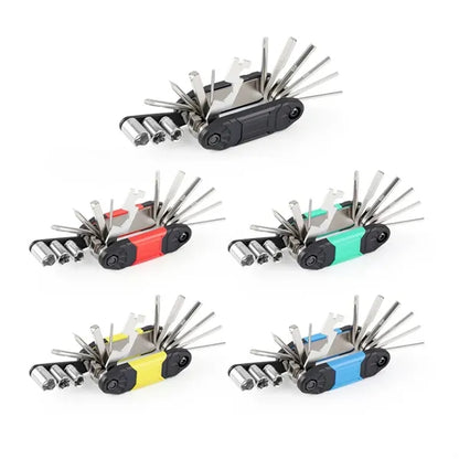 Multi Tool Folding Repair Kit with Hex Wrenches and Sockets