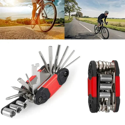 Multi Tool Folding Repair Kit with Hex Wrenches and Sockets