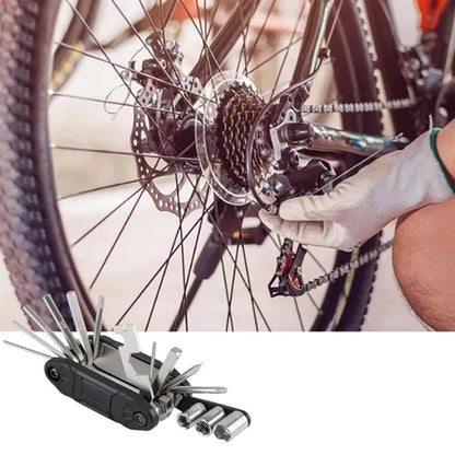 Multi Tool Folding Repair Kit with Hex Wrenches and Sockets