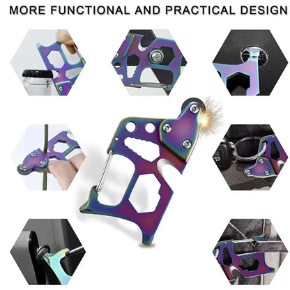 8 In 1 Multitool Tool Keychain