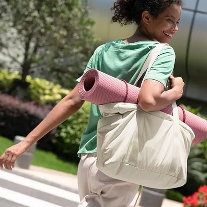 Gym Tote Bag with Zipper Compartments