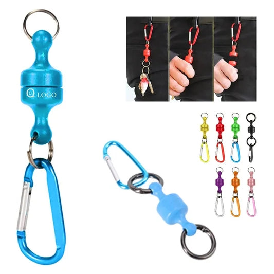 Magnet Hooks Keychain with Carabiner