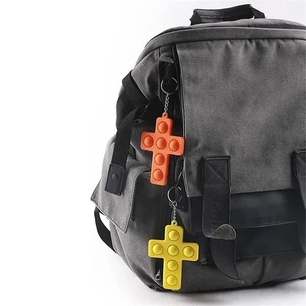 Cross Fidget Toy Keychain