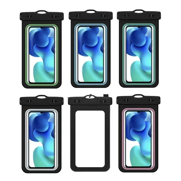 Waterproof Phone Pouch with Lanyard and Touchscreen Window