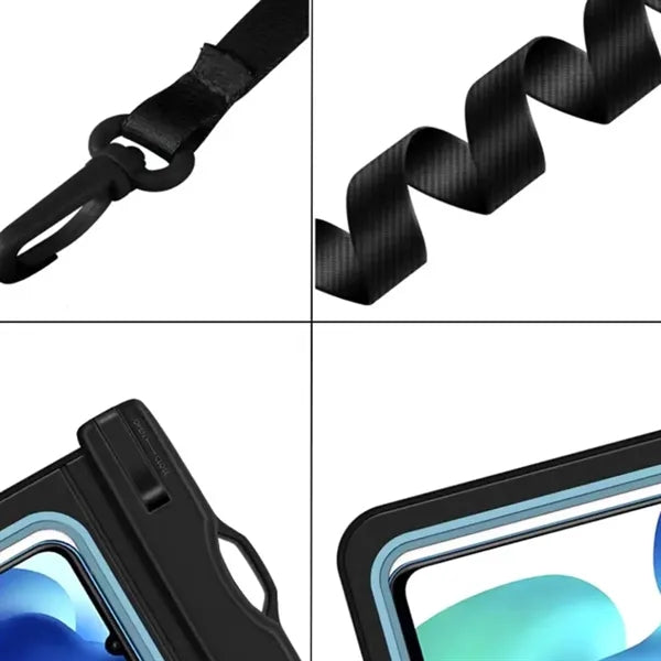 Waterproof Phone Pouch with Lanyard and Touchscreen Window