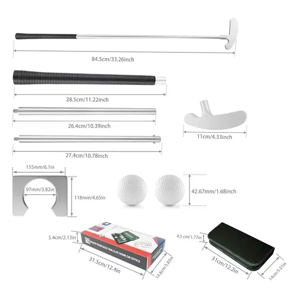 Portable Golf Putter Set Kit
