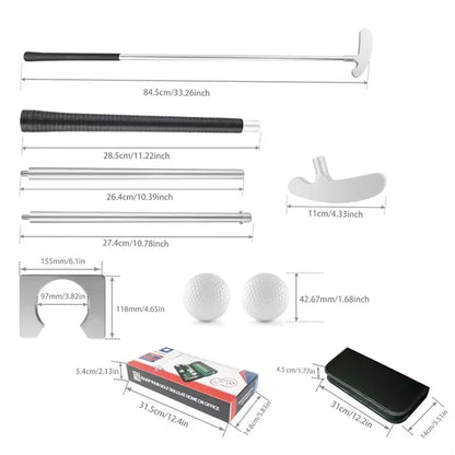 Portable Golf Putter Set Kit