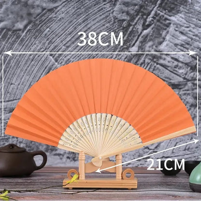 Folding Bamboo Paper Hand Fan