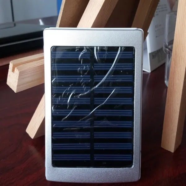 Portable Solar Power Bank Charger with-Solar Panel