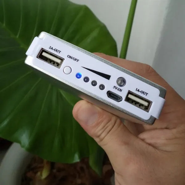 Portable Solar Power Bank Charger with-Solar Panel