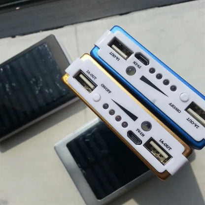Portable Solar Power Bank Charger with-Solar Panel