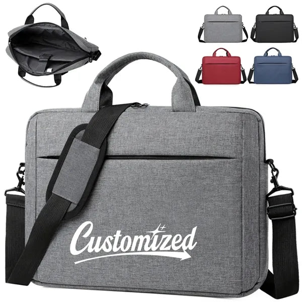 15.6" Laptop Briefcase with Luggage Trolley Sleeve