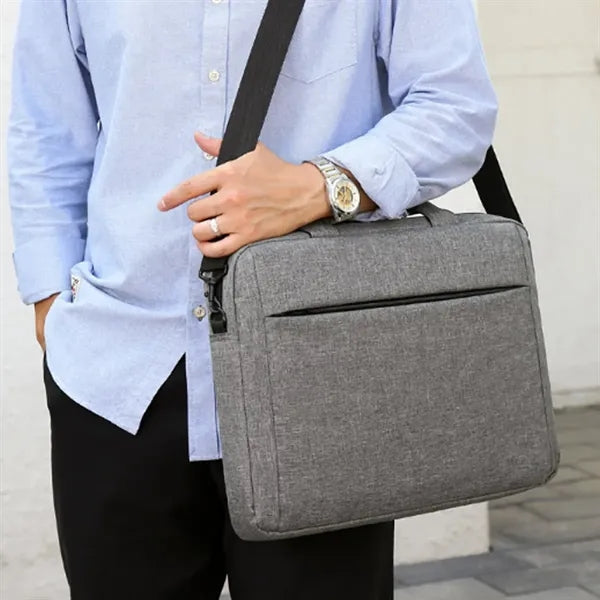 15.6" Laptop Briefcase with Luggage Trolley Sleeve