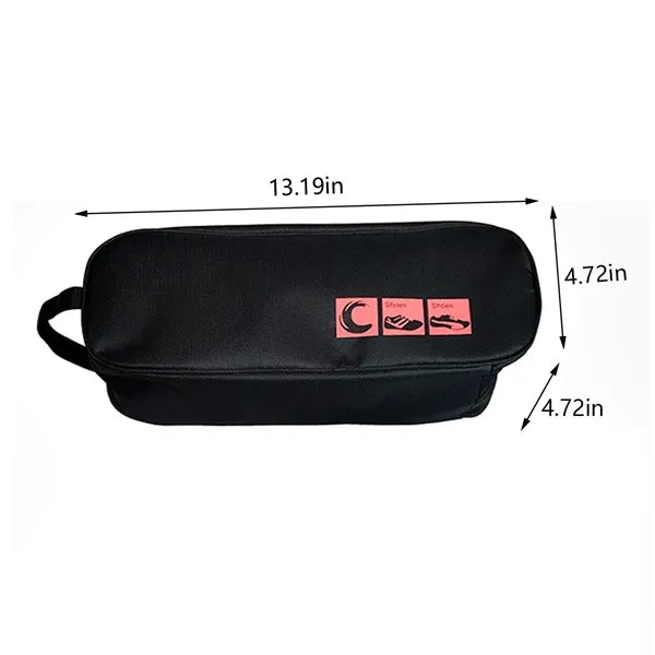 Outdoor sport golf travel  waterproof zippered shoe bag