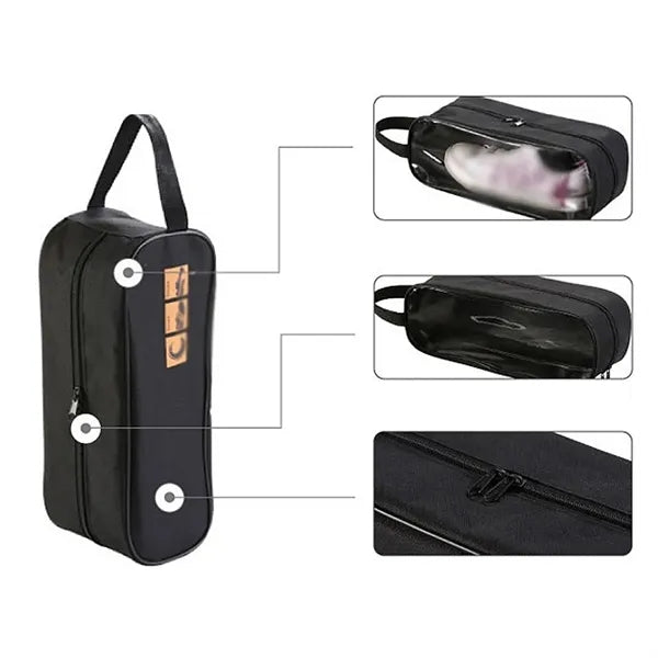 Outdoor sport golf travel  waterproof zippered shoe bag
