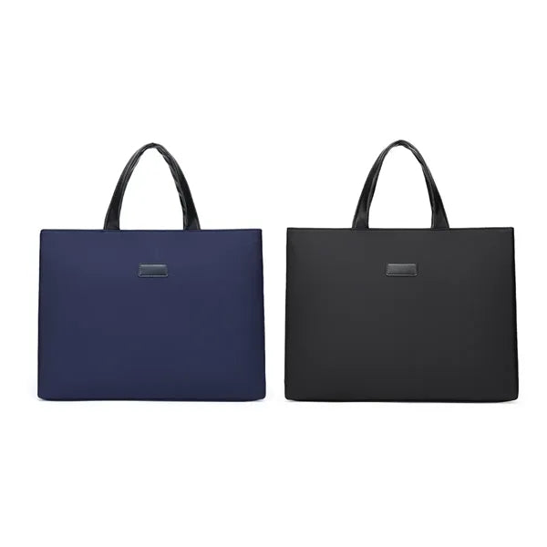 14" PU Leather Business Laptop Tote Bag with Handle