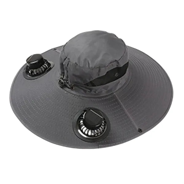 Wide brim solar fan hat, bucket