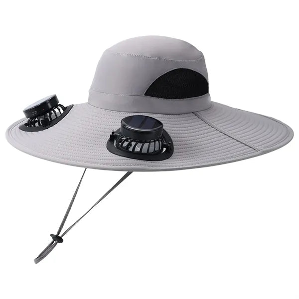 Wide brim solar fan hat, bucket