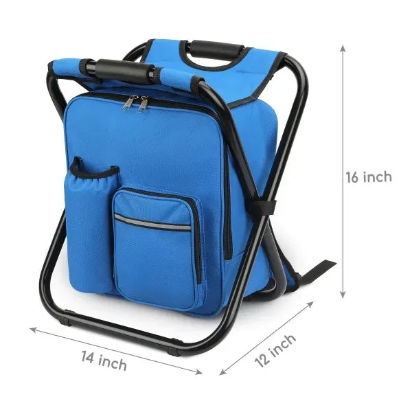 3-In-1 Lightweight Folding Cooler Backpack Chair