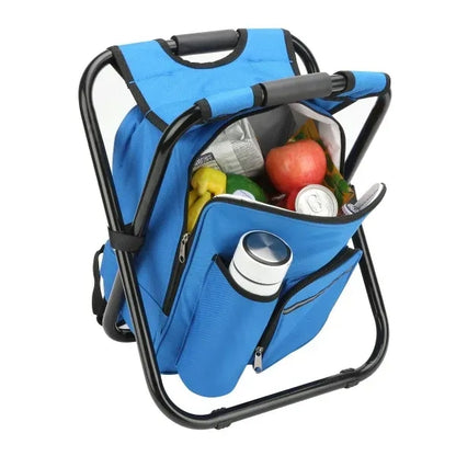 3-In-1 Lightweight Folding Cooler Backpack Chair