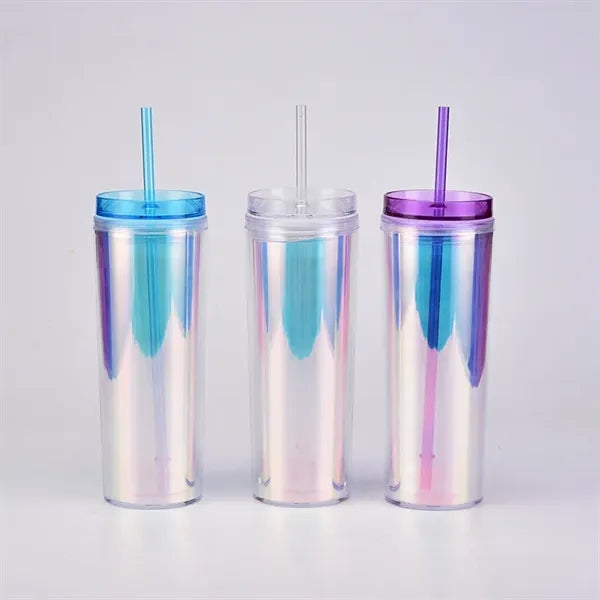 18oz Double-Layer Plastic Tumbler