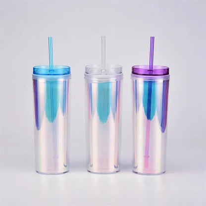 18oz Double-Layer Plastic Tumbler