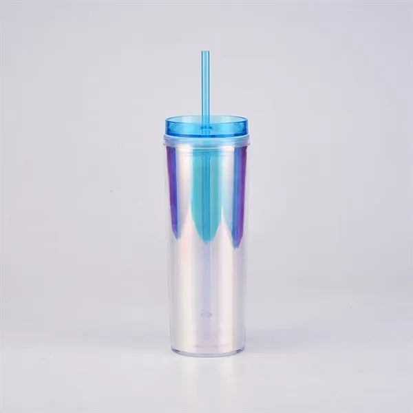 18oz Double-Layer Plastic Tumbler