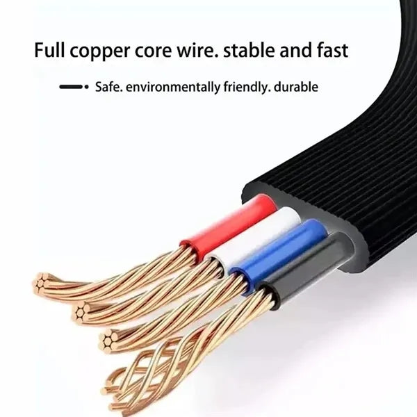 Retractable 3 in 1 Fast Charger Cable