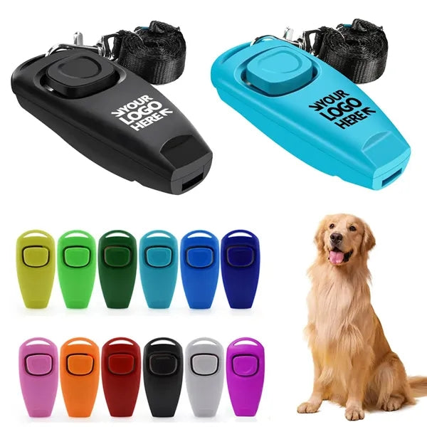2-in-1 Dog Training Clicker Whistle