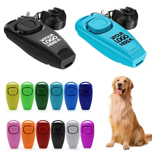 2-in-1 Dog Training Clicker Whistle