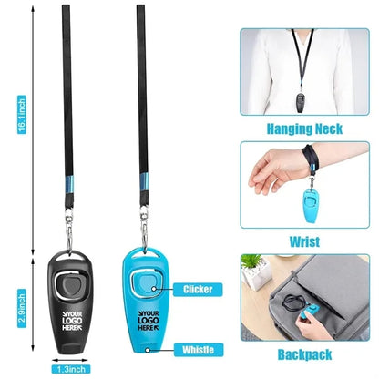 2-in-1 Dog Training Clicker Whistle