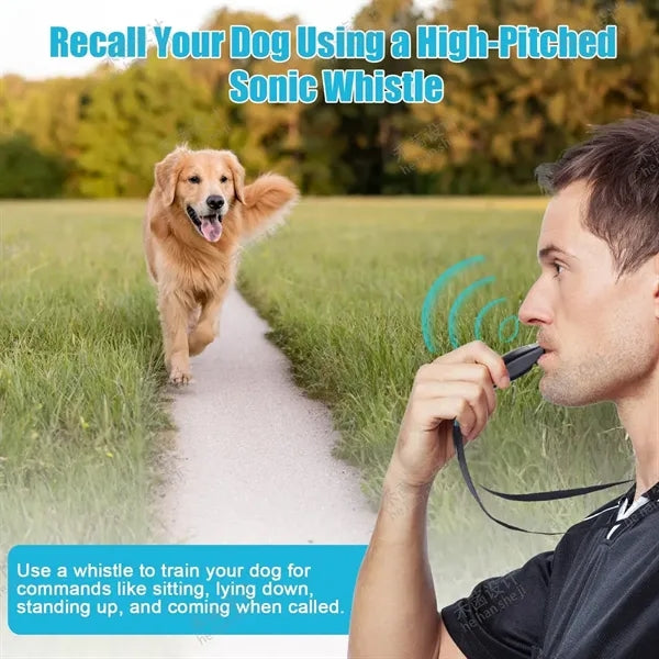 2-in-1 Dog Training Clicker Whistle