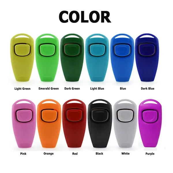 2-in-1 Dog Training Clicker Whistle