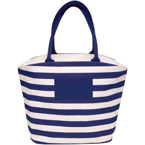 Striped Mariner Tote Bag
