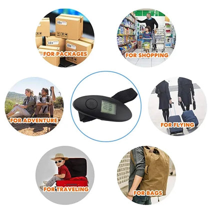 Digital Luggage Scale With Strap and LCD Display
