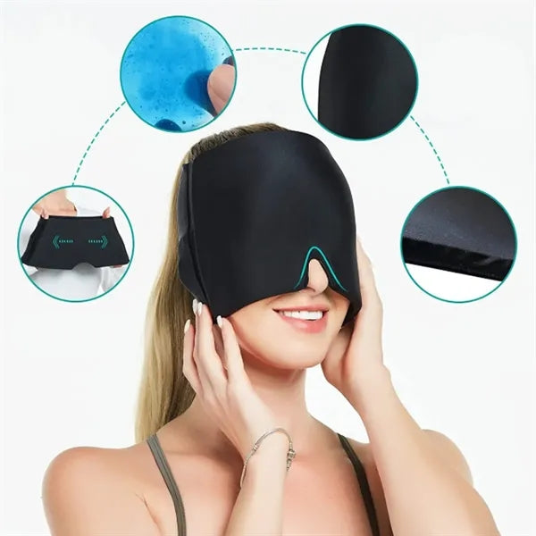 3D Contoured Sleep Mask with Full Light Blocking Design