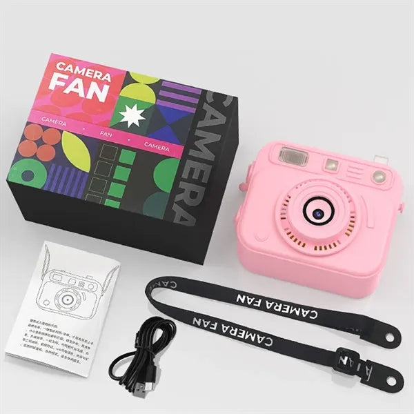 Portable Creative Camera Fan: Video, Game & Speaker