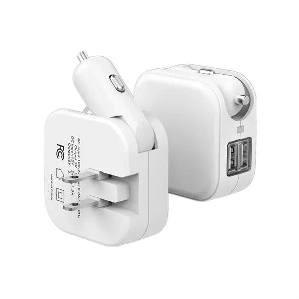 2-In-1 Dual Device Port Charger