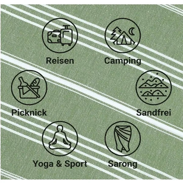 Turkish Quick-Drying Sand-Proof Beach Towel