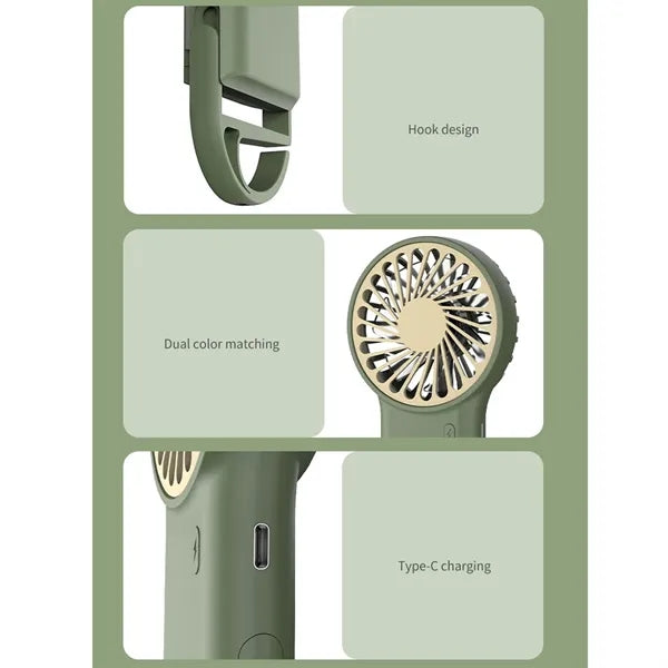Powerful Portable Mini Fans for Handheld Desktop & Hanging
