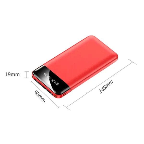 Portable Power Bank with Digital LED Display Dual USB Output