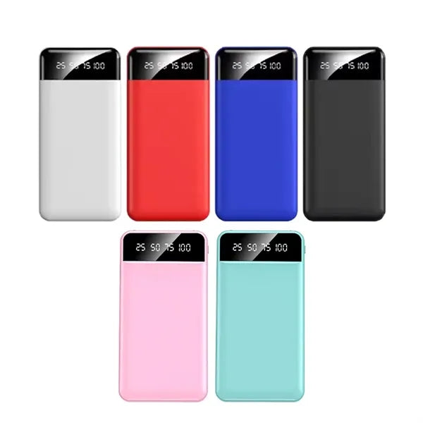 Portable Power Bank with Digital LED Display Dual USB Output