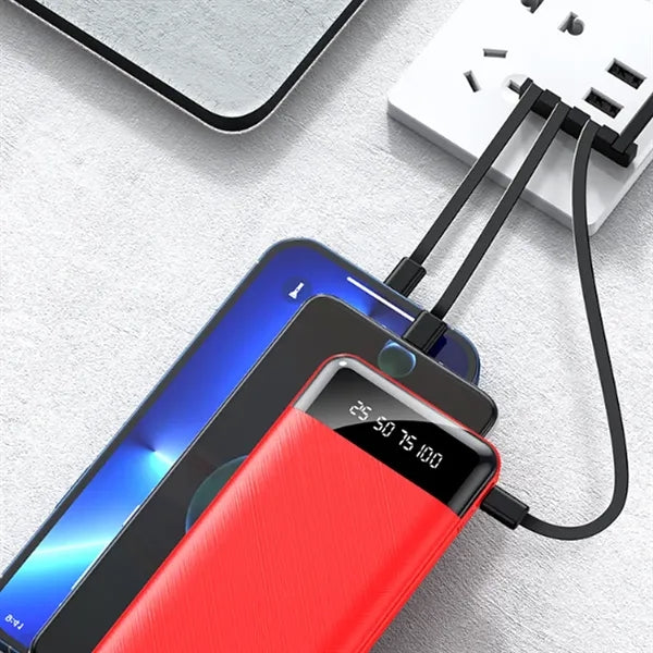 Portable Power Bank with Digital LED Display Dual USB Output