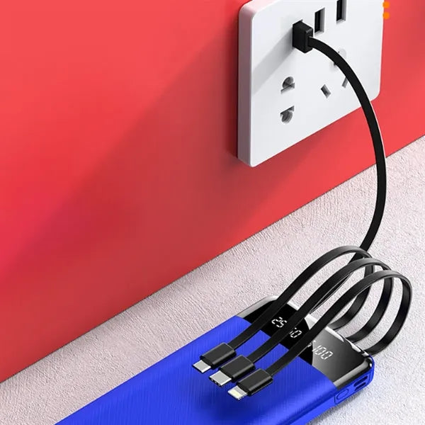 Portable Power Bank with Digital LED Display Dual USB Output