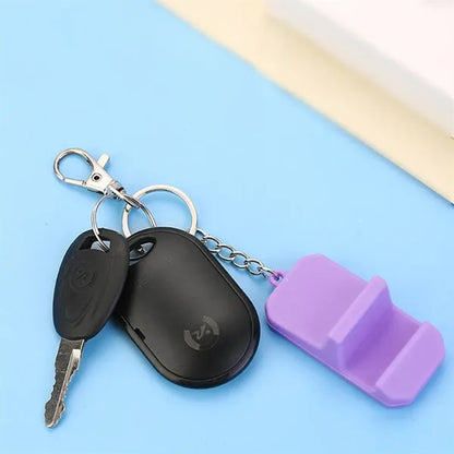 Mini Colorful PVC Durable Phone Stand Holders with Keychain